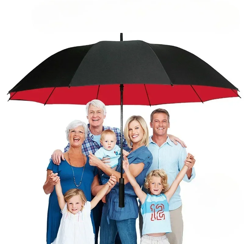 Golf Umbrella Large - Parapluie automatique à long manche, portable,
