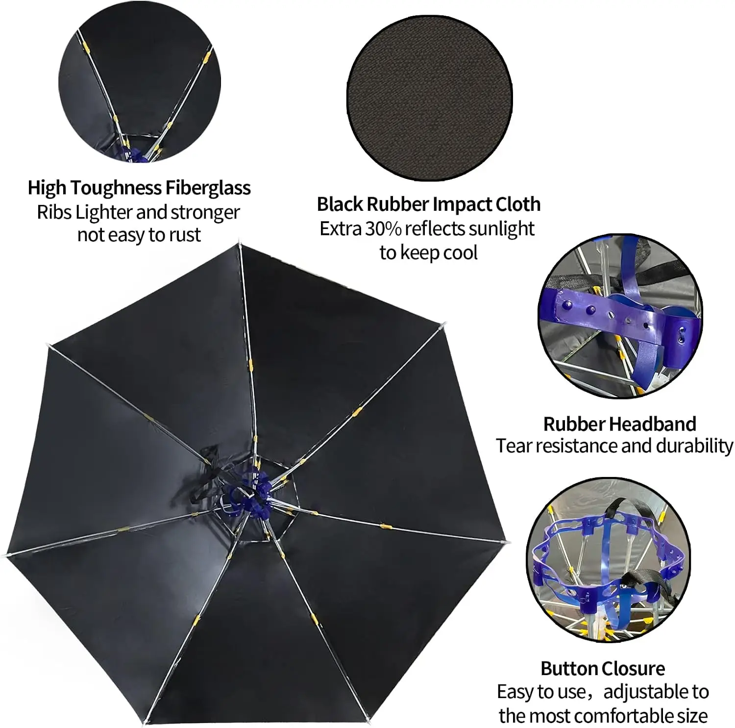 Chapeau Parapluie Pliant et Aj - Golf Umbrella Large avis et prix