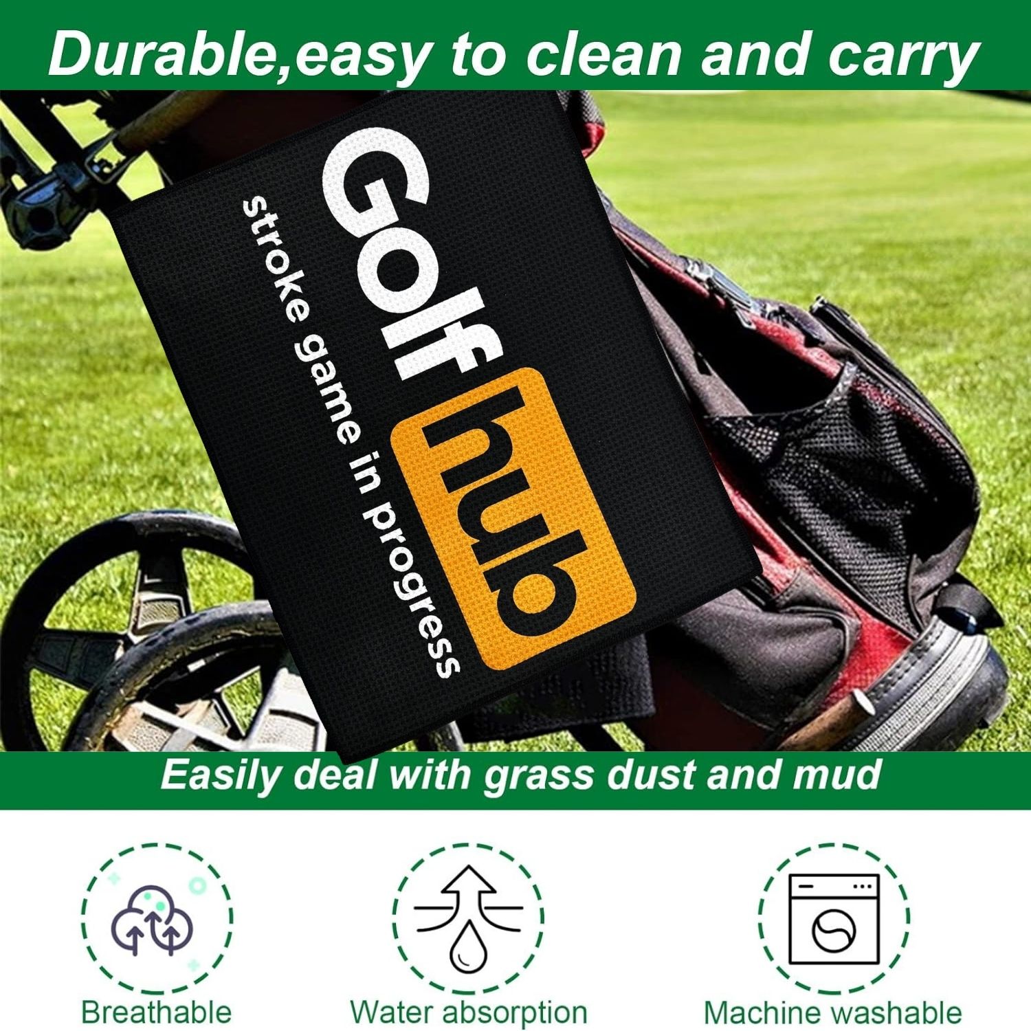 Serviette de golf drôle en mic - Golf Equipment Stores avis et prix