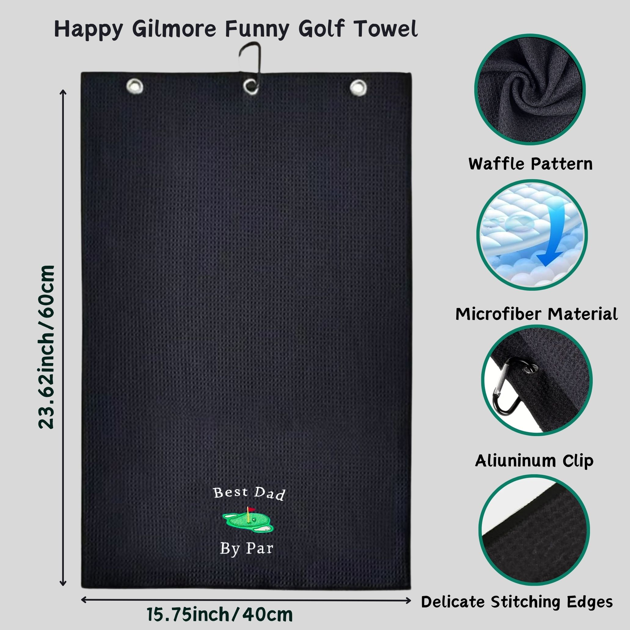 Serviette de golf en microfibr - Golf Equipment Stores avis et prix