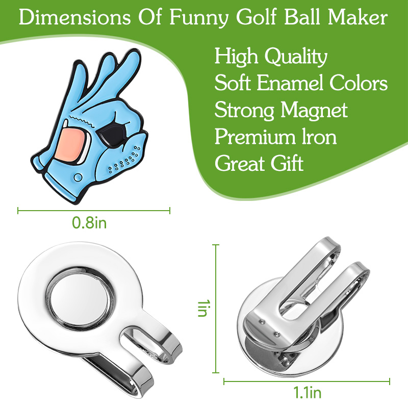 OK signe chapeau de Golf pince - Ball Marker Set avis et prix